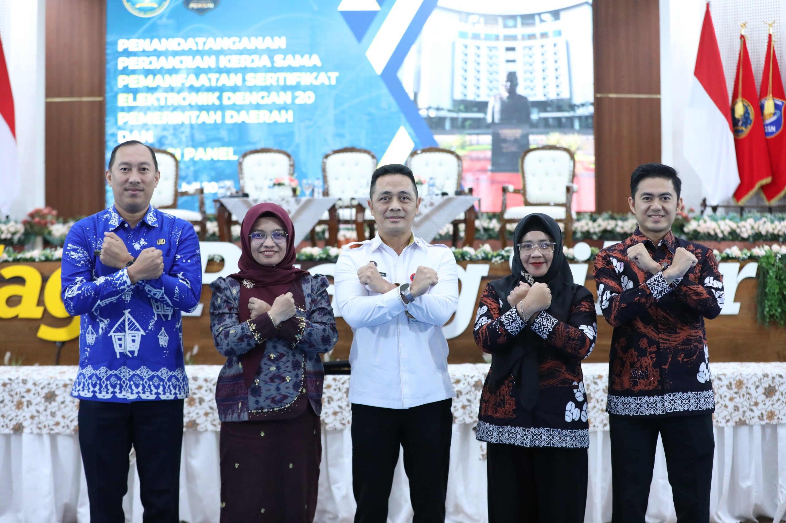 Percepat Transformasi Pemerintahan Digital, Pemkab. Muara Enim & BSSN RI Perbarui Perjanjian Kerja Sama Pemanfaatan Tanda Tangan Elektronik